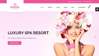  Spa & Salon Website Design Amritsar | Design#379
     