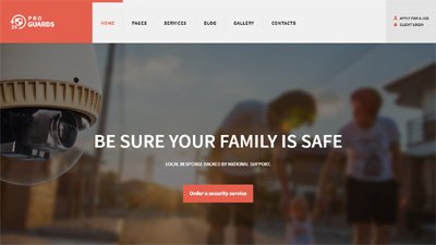  Security Services Website Design Amritsar | Design#393
     